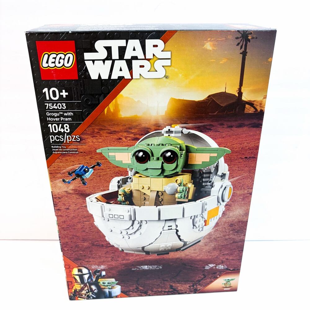 Lego Star Wars Grogu with Hover Pram Set Mandalorian